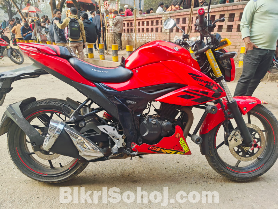 Suzuki gixxer Fi ABS Red 2023 Model